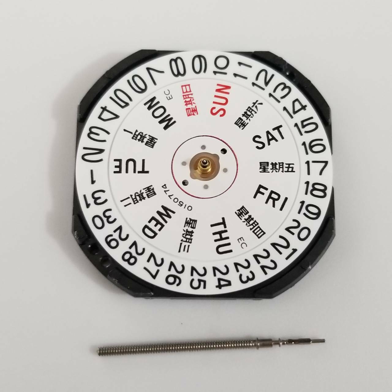 Three-pin Double Calendar Watch Movement Quartz Movement for VX43E