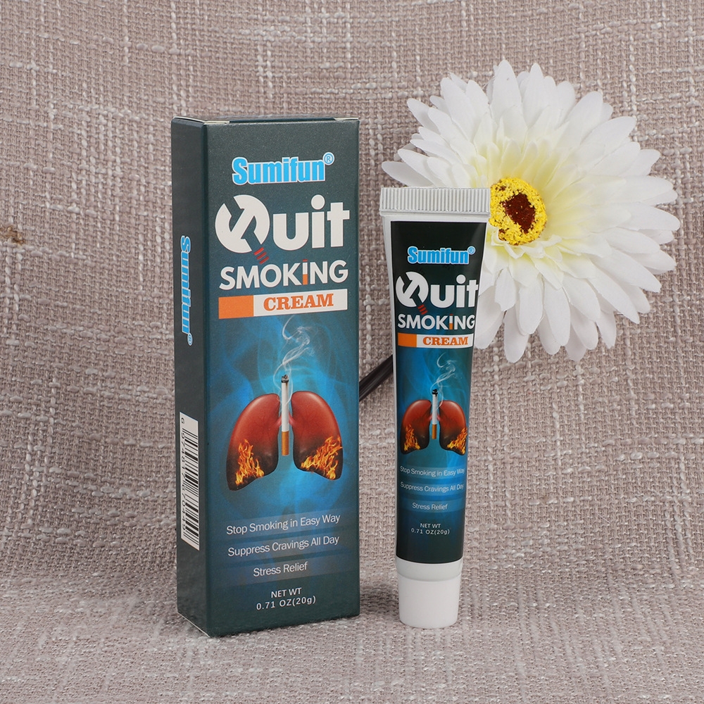 禁煙 催眠 QUIT SMOKING‼︎ クイットスモーキング 20g Quit Smoking Cream Inhibit Nicotine Cravings Chinese