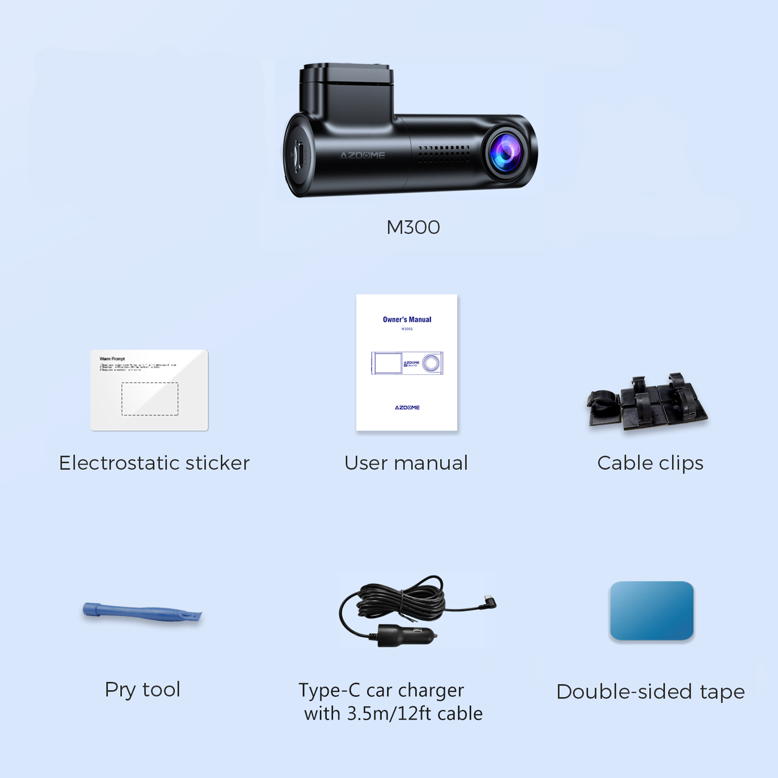 Dashcam Kamera AZDOME Dashcam Für Autos WiFi 1296P Nachtsicht 24H