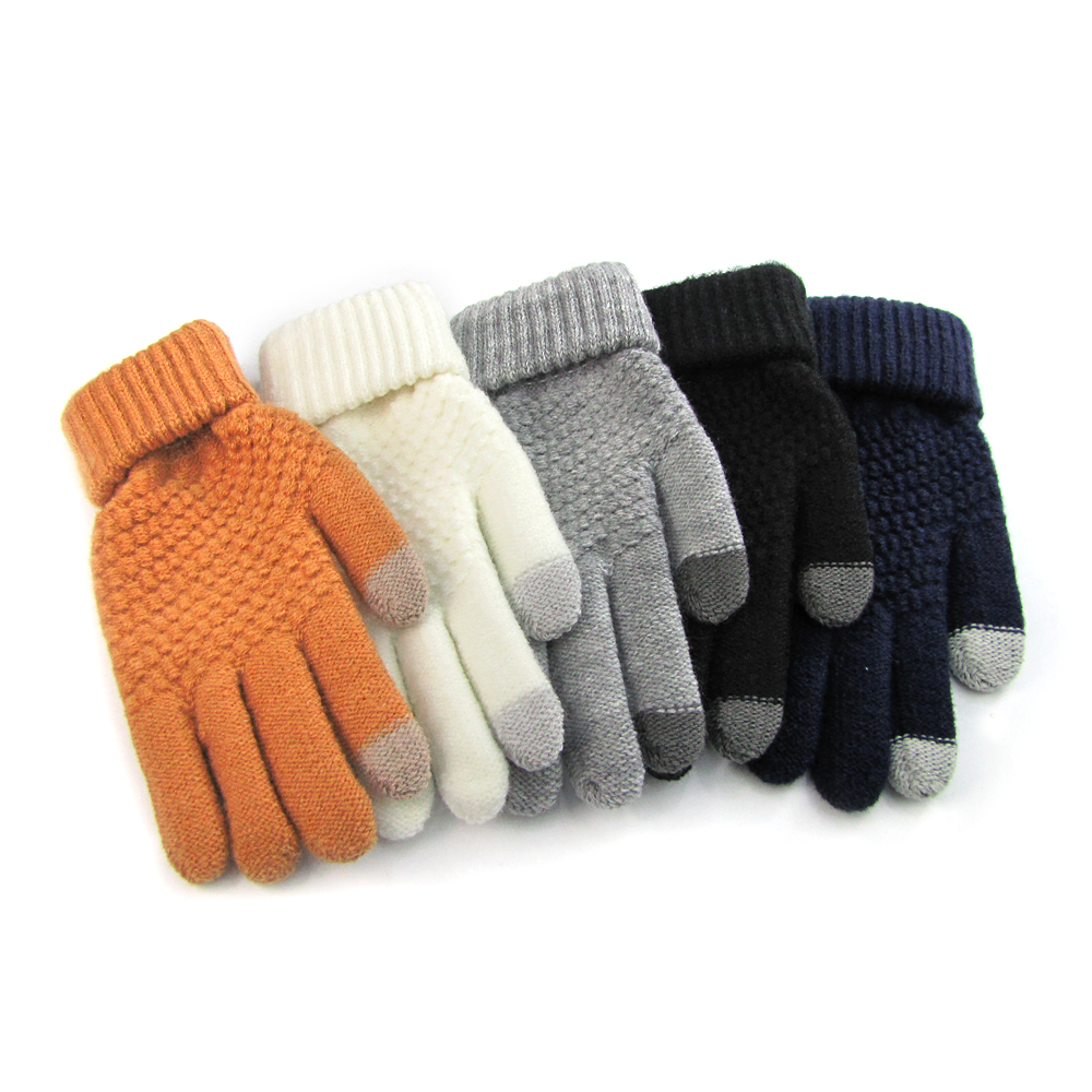 Men Women Winter Touch Screen Gloves For Smart Phone Tablet Full Finger Mittens