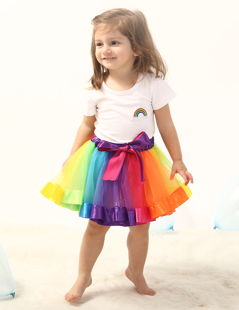 mother daughter rainbow dress