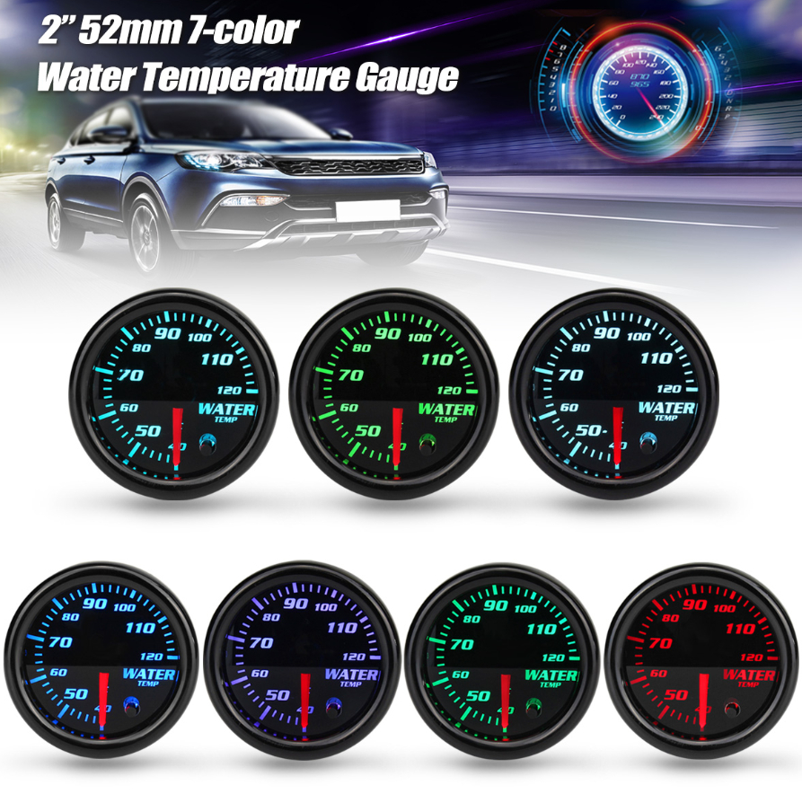 Glowshift Black 7 Color 95mm 3 3/4" In Dash Speedometer Gauge - Walmart - Foto 2