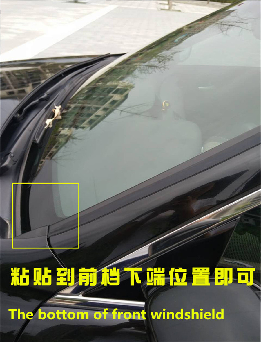118" Rubber Car Roof Door Gutter Seal Window Sunroof Cover Strip Water