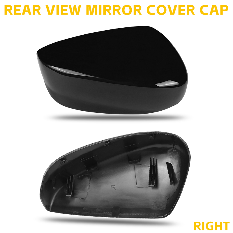 Black Weatherproof Door Mirror Cap For Accord 2003-2007, Protective