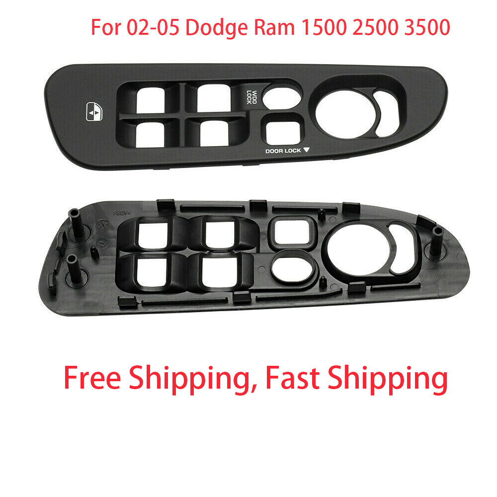 Master Window Switch Control Panel Bezel Fit Dodge Ram 2002 2003 2004