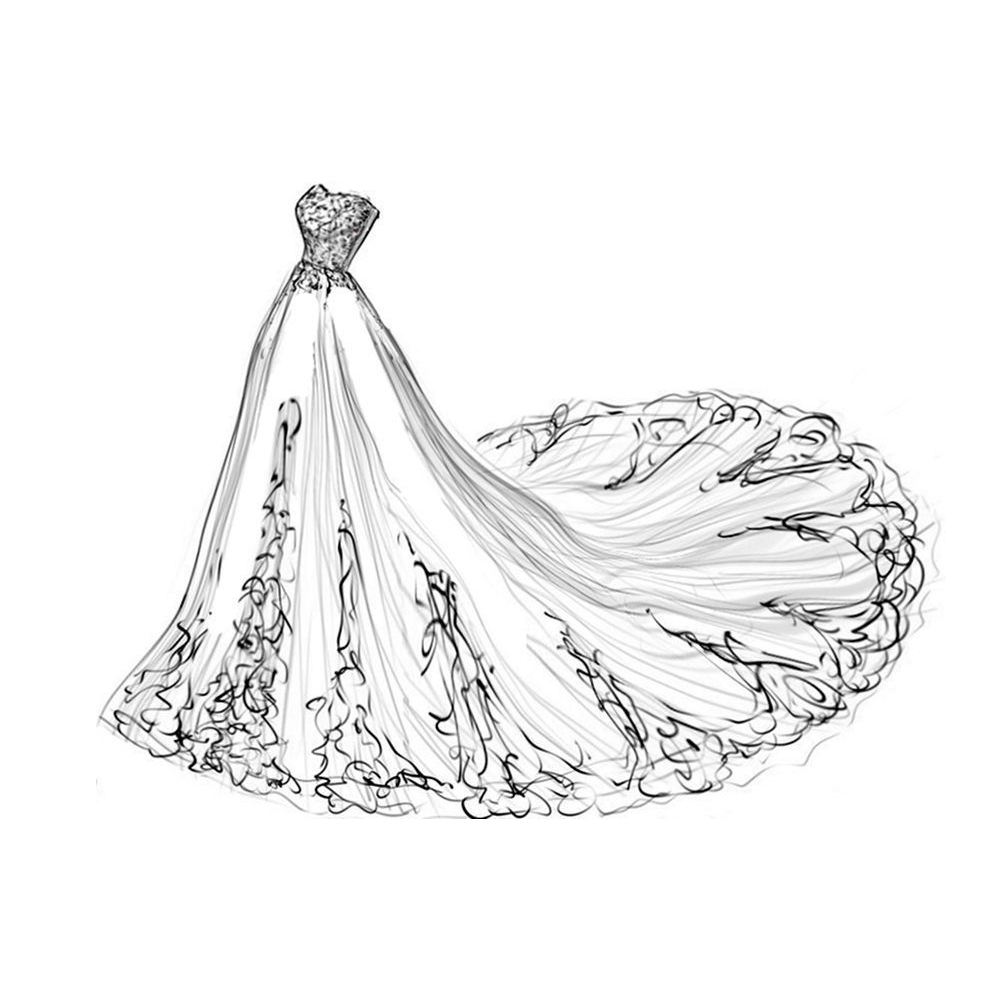 Skirt Wedding Dress Metal Paper Die Cutting Dies Scrapbooking DIY Valentine Gift