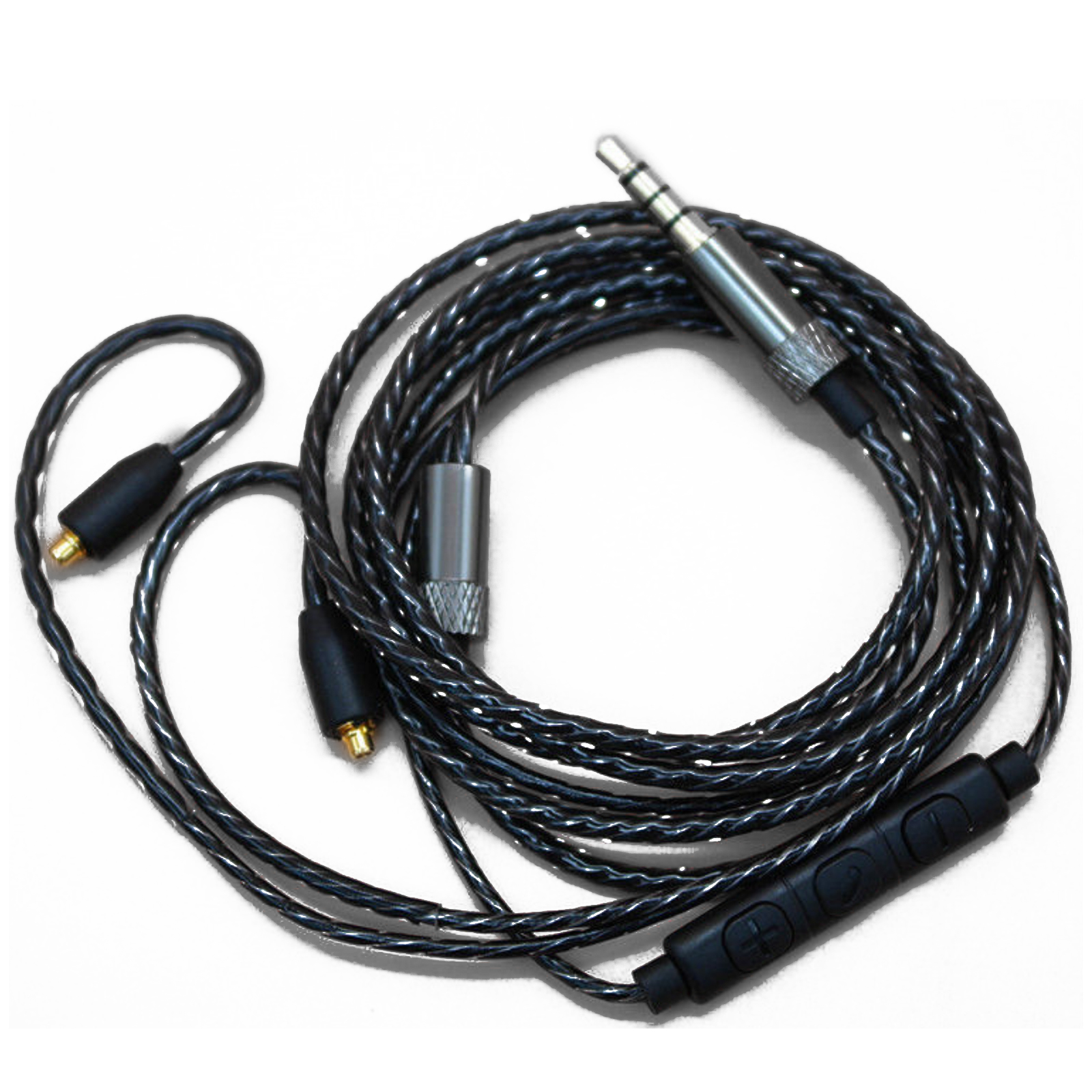 MMCX Audio Cable upgrade Cord Volume Control For Shure SE215/425