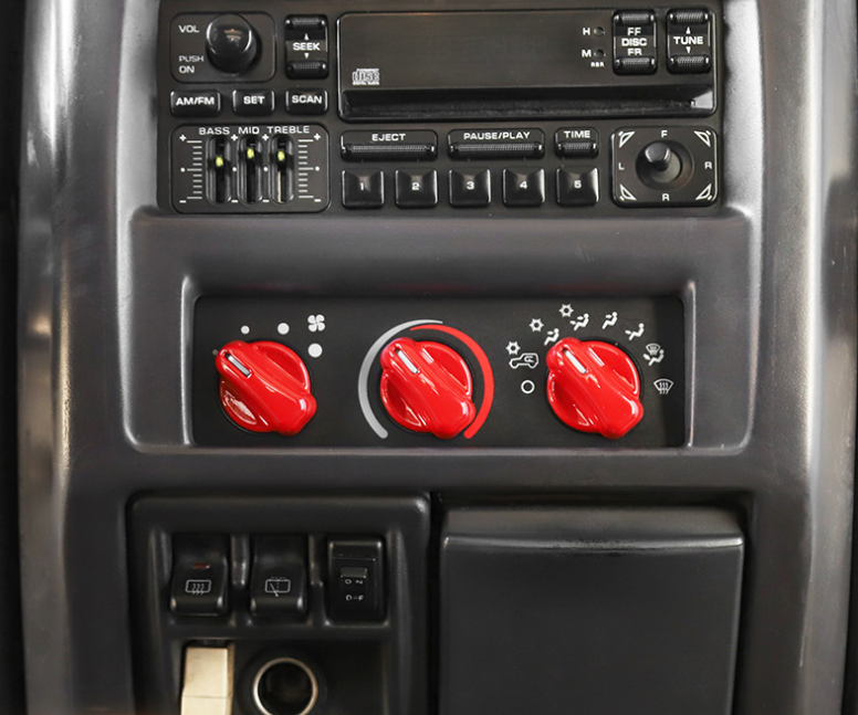 1997 jeep wrangler ac knob