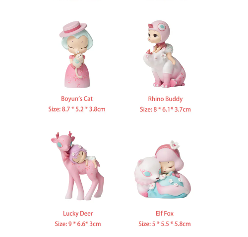 Kemelife Moonlight Sakura Series White Night Fairy Tale