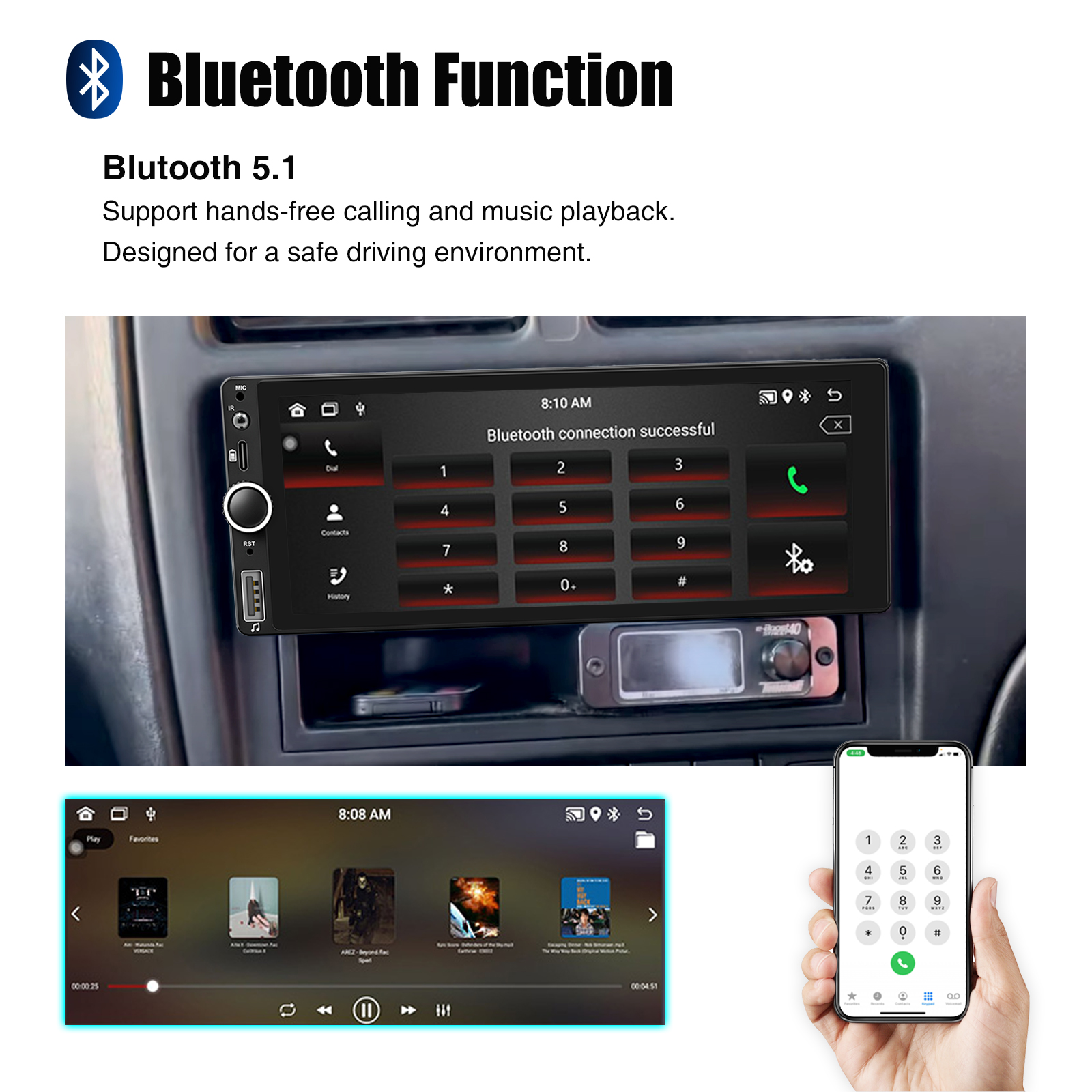 2+32g 7 Pulgadas Coche Estereo Android Gps 1 Din Con Carplay 2+32g 7 Pulgadas Coche Estereo Android Gps 1 Din Con Carplay