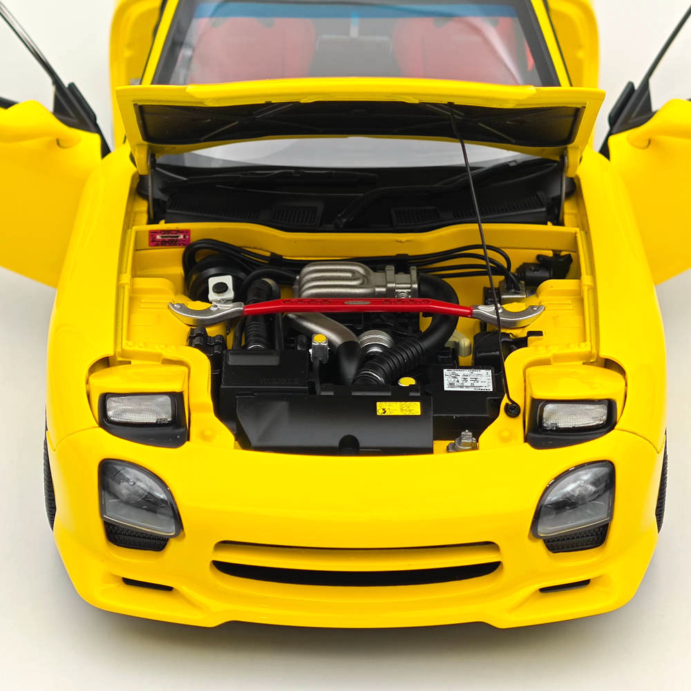 POLAR MASTER PLM22-002-1 1/18 Mazda RX7 Speed Yellow