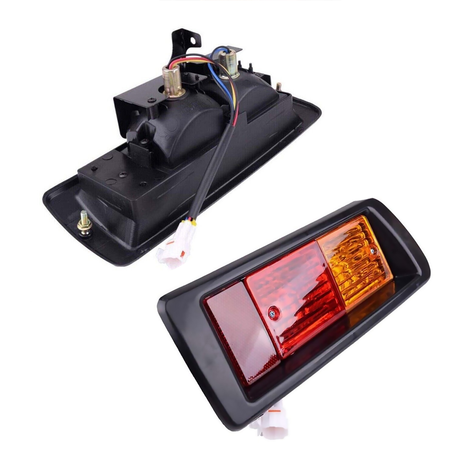 1 Pair ABS Rear Bumper Light Tail Lamp For Toyota Prado J90 95