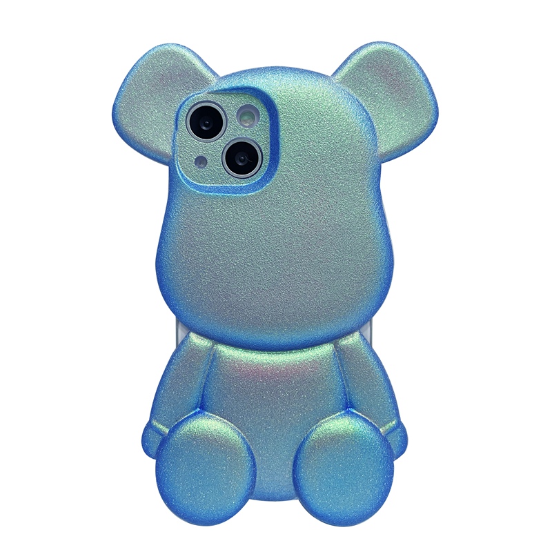 For iPhone 13 Pro Max 12 Pro Max Cute Mechanical Bear Shell