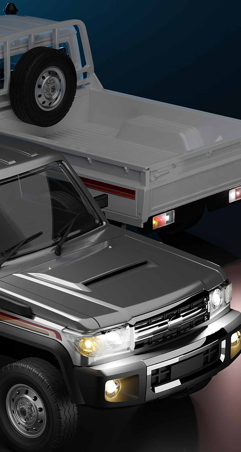SG-1405/1406 2.4G 1:14 RC Pickup Truck 2WD 15KM/H Rear