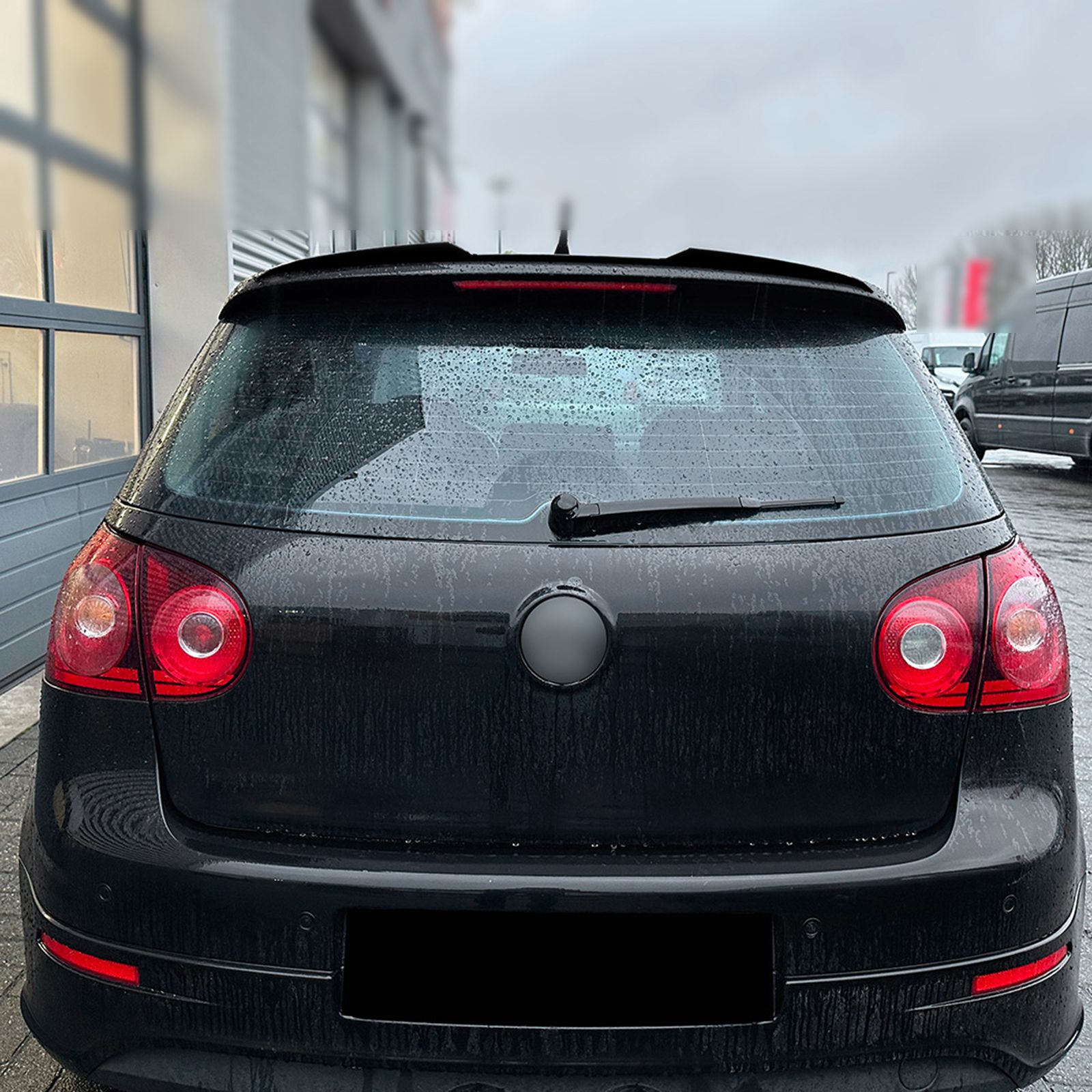 Gloss Black Rear Trunk Spoiler Lip For VW Golf 5 R32 MK5 GTI 2004
