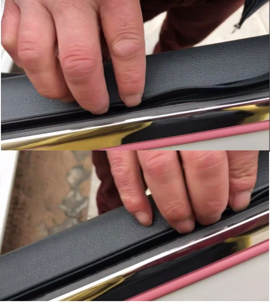 thumbnail image 2 of 4M Rubber Seal Strip For Car Windshield, Sunroof, Trim – Self-Adhesive, 13ft X 20mm, Black 2 of 6