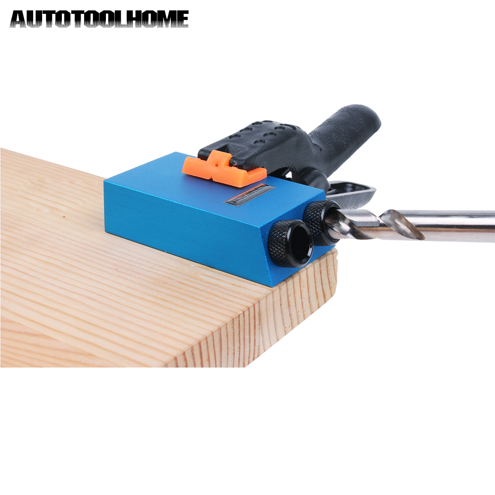 Woodworking Pocket Hole Jig Kit Angle Drill Guide