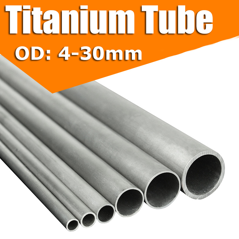 1pcs TA2 Titanium Tube High Intensity OD 32mm x 26mm ID Wall 3mm x 500mm Long
