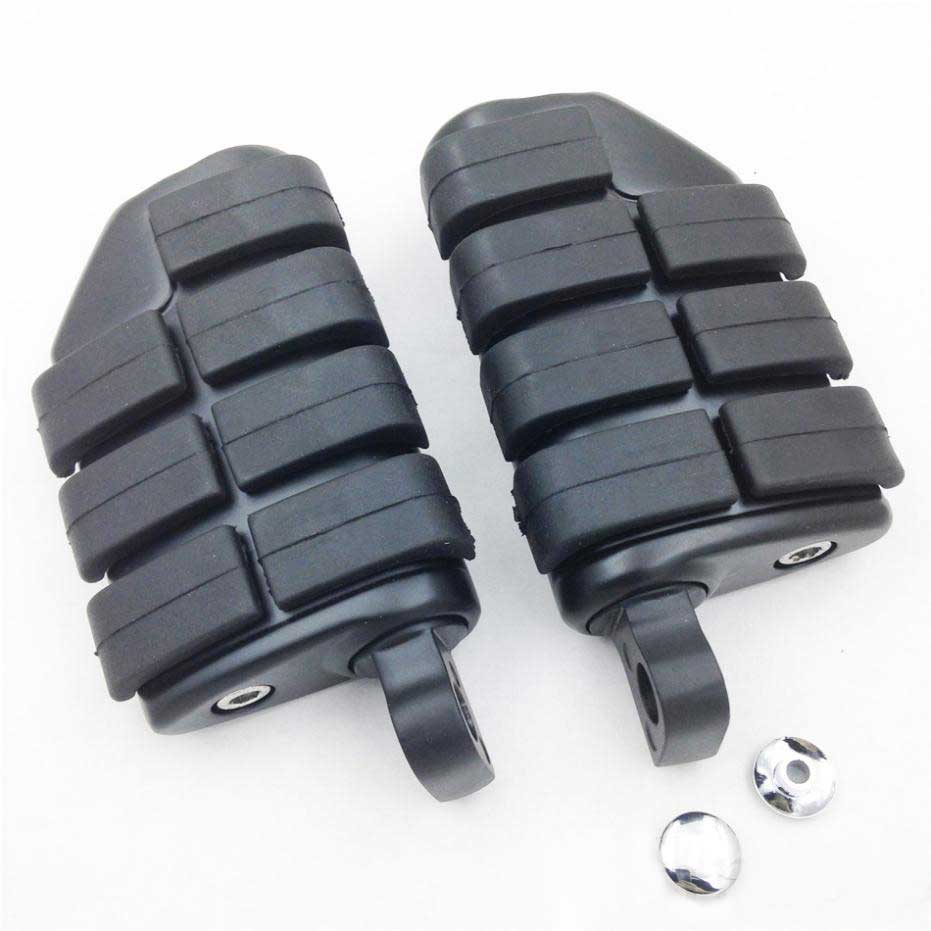 Black Large Foot Peg Rest For Harley Sportster XL 883 1200 XLH Super ...