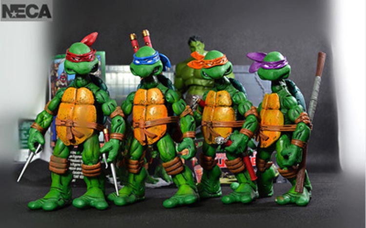4 PCS NECA Teenage Mutant Ninja Turtles Color Headband