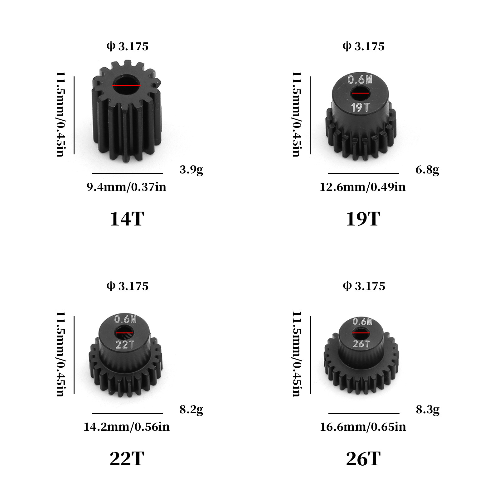 Gear Tooth Profile Gauge .35 To 4.5 Module 23 Profiles 15 Leaf's 14.1/2