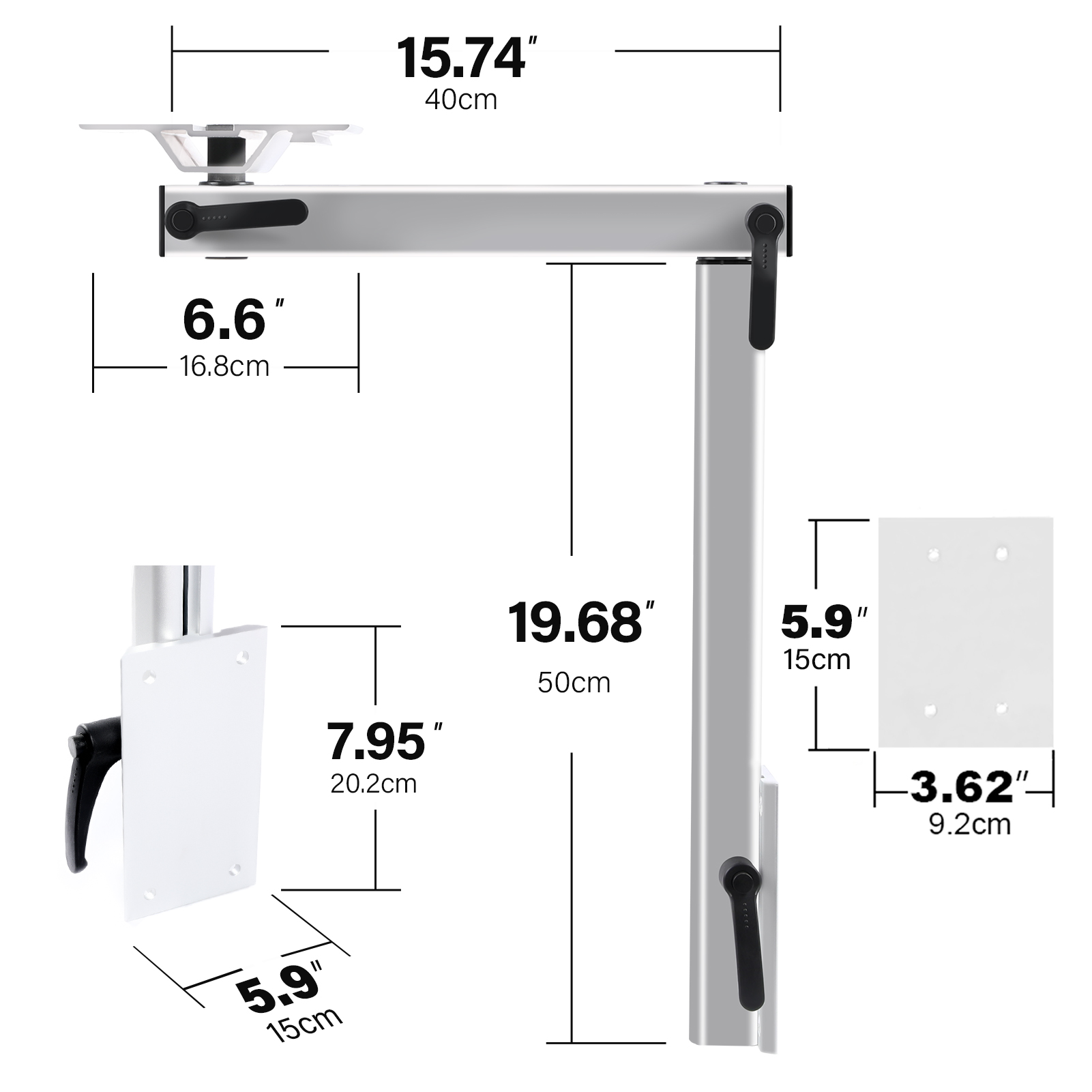 Aluminium Alloy Table Bracket Adjustable Swivel Table Leg for Marine Boat RV eBay
