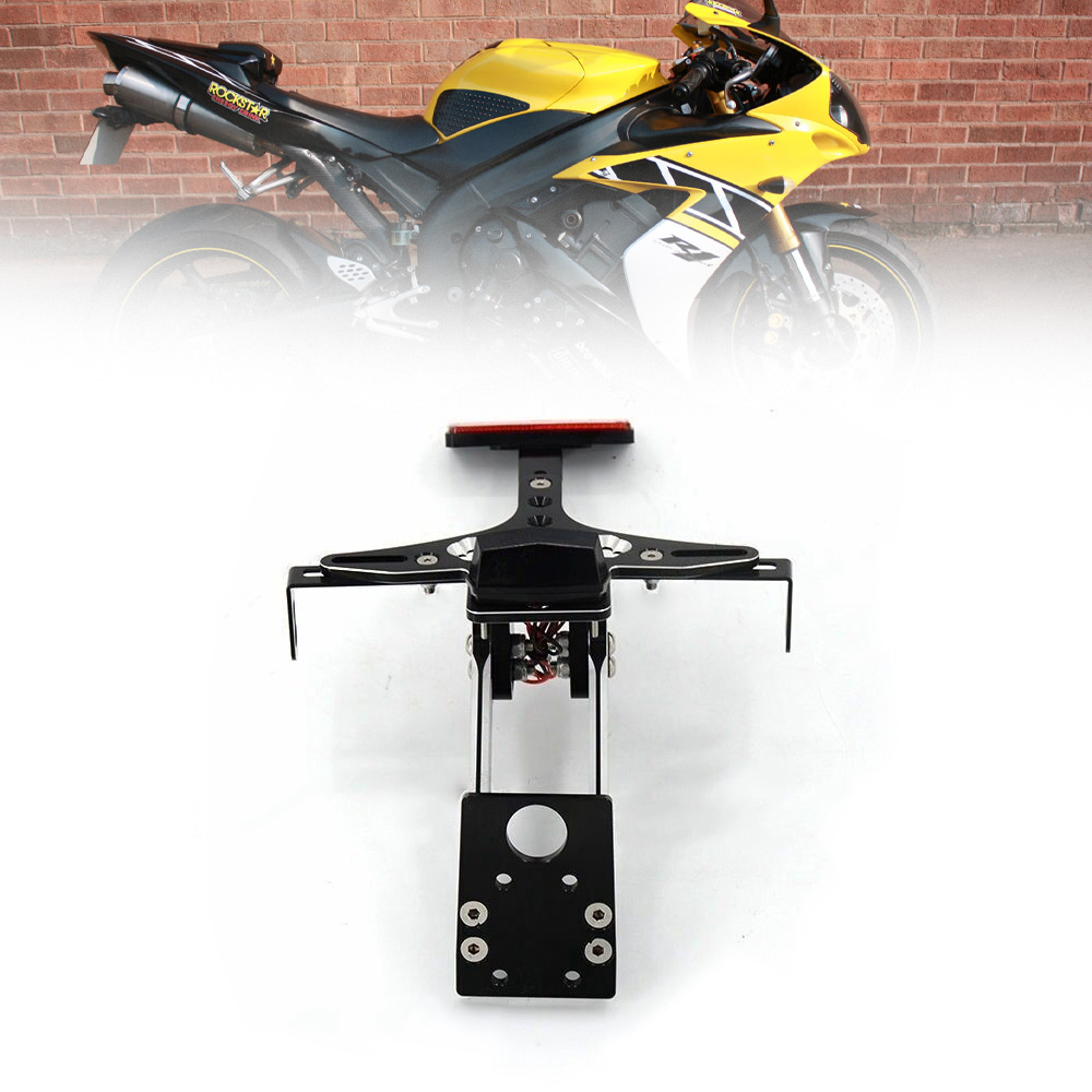 Support De Plaque Pour Yamaha YZF-R125 (2008-2013) - Réglable, Look Sportif, Sans Besoin D'homologation