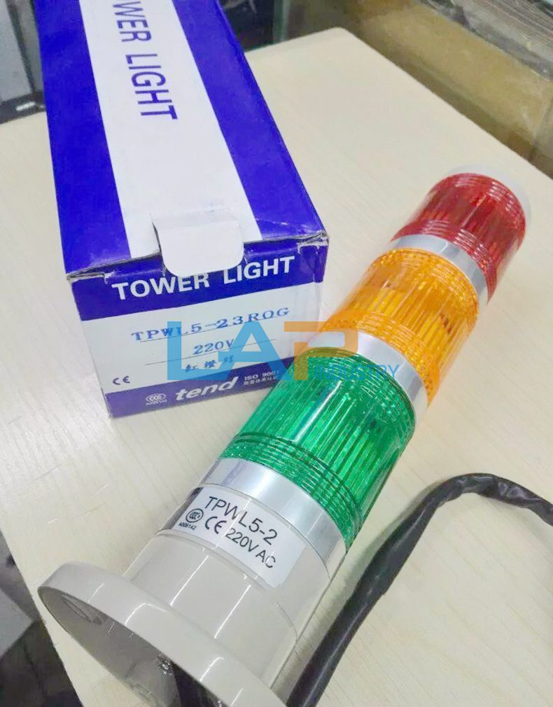 1PCS New For TEND Warning Light TPWL5-2 220V TPWL5-23ROG Red