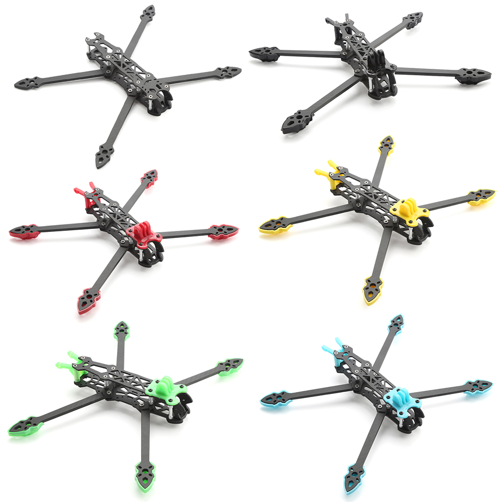 Kit Telaio Drone FPV Mark4 HD 225mm, Fibra Di Carbonio 3K Bracci 5mm, Per DJI Air Unit, Freestyle Racing