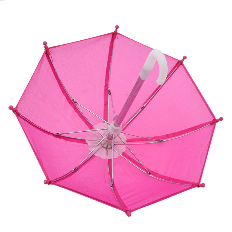 Doll Umbrella 18" Beautiful Girl Multicolor DIY Doll Accessories New