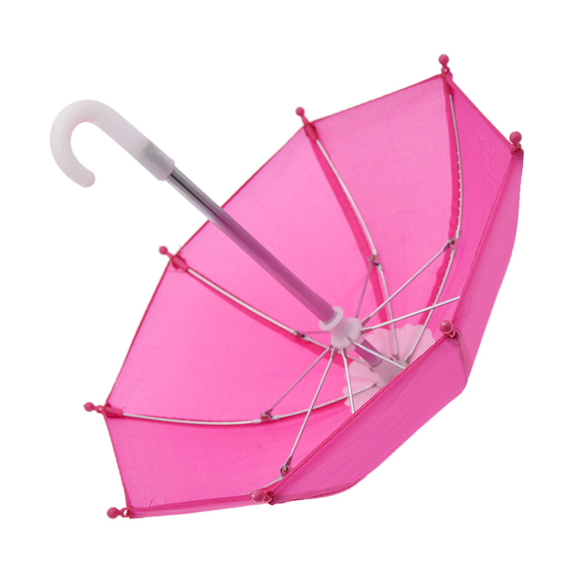 Doll Umbrella 18" Beautiful Girl Multicolor DIY Doll Accessories New