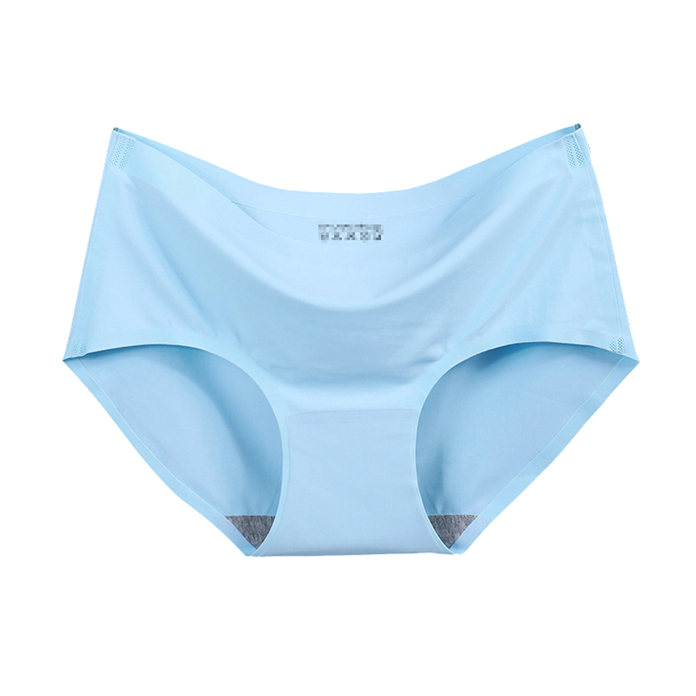 Women Seamless Invisible Underwear Thong Lingerie Briefs Cotton Spandex ...