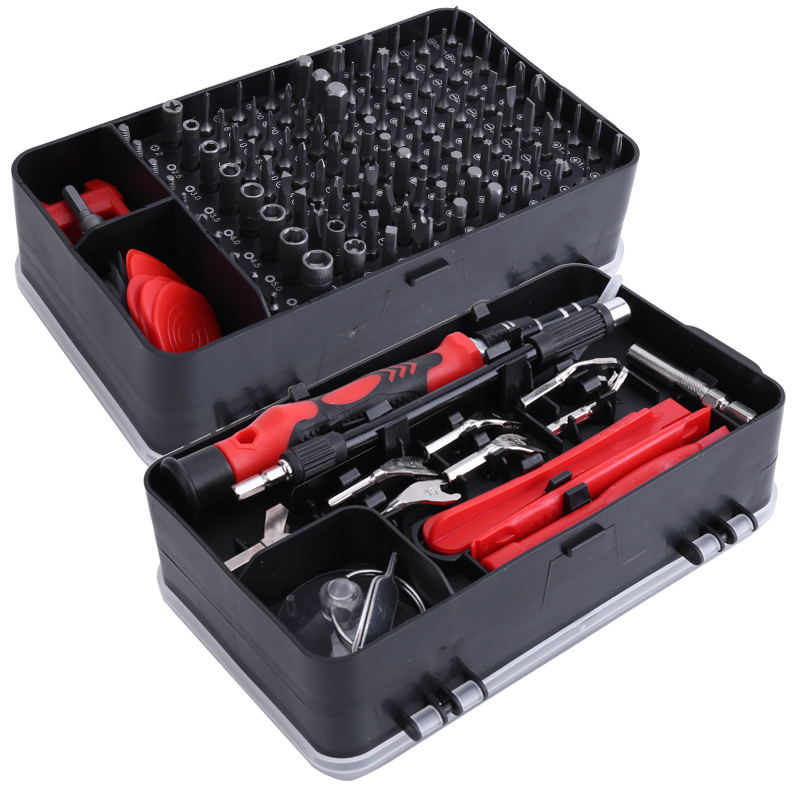 135 In 1 Screwdriver With Bits Set Mini Tool Kit Repairing Phillips Slotted  Torx Hex Magnetic Head Tweezers Extention Bar