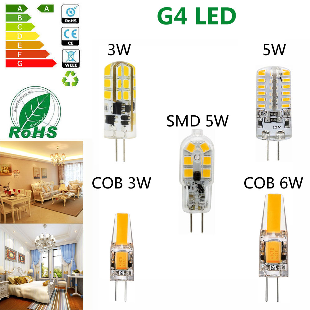 4//8 Tlg 3W 5W 7W G9 LED Light Dimmable AC 220V Lampe SMD 2835 Scheinwerfer Licht