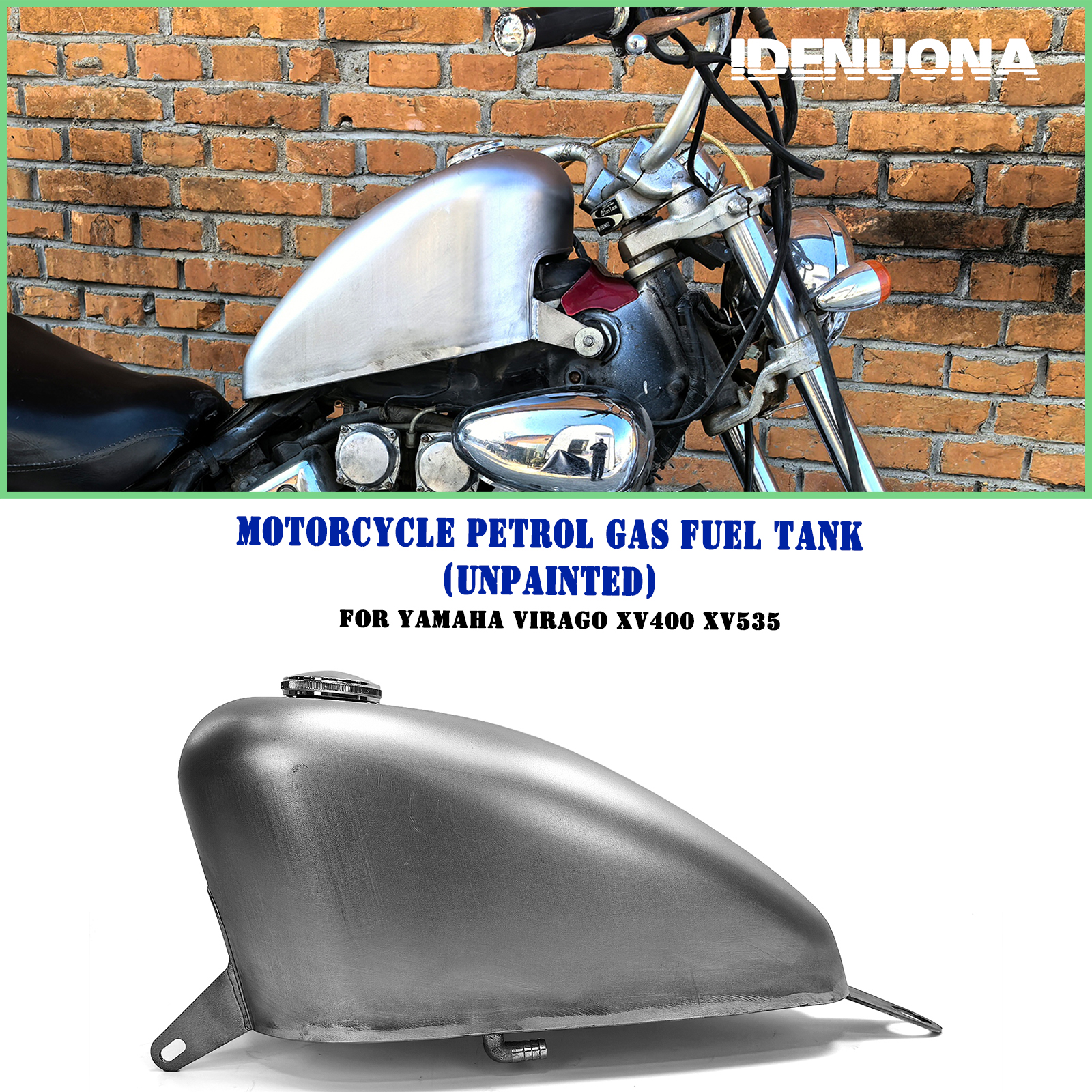 7L Petrol Gas Fuel Tank For YAMAHA Virago XV400 XV535 Fuel Tank
