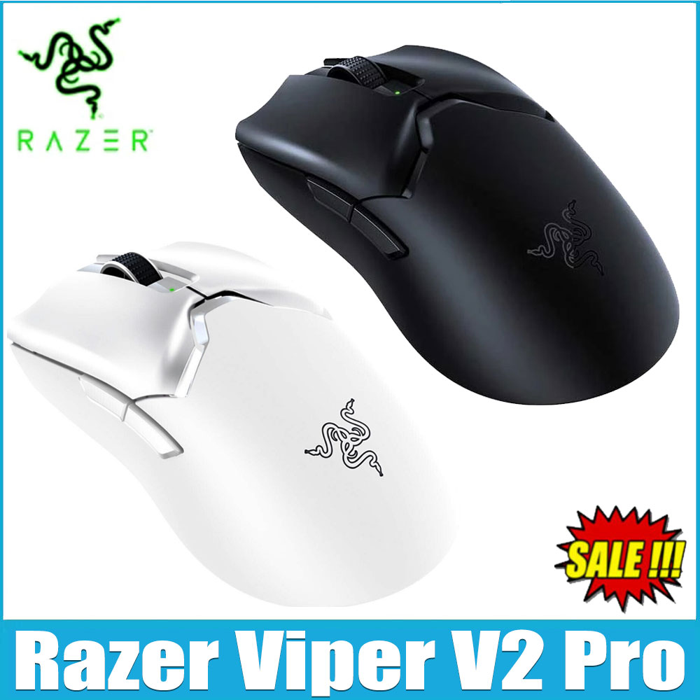  Razer Viper V2 Pro Wireless Gaming Mouse: 58g, 30K DPI Optical  Sensor, 90 Hour Battery, USB-C - Black