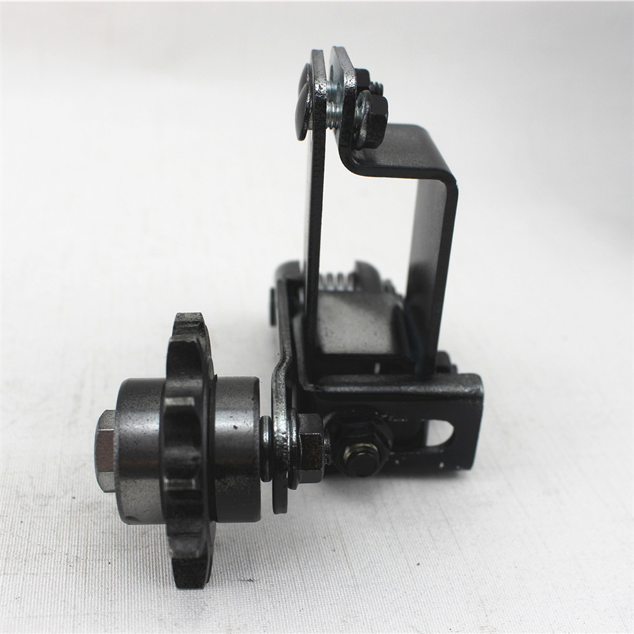 Black Steel Motorcycles Gearwheel Automatic Chain Tensioner Adjuster