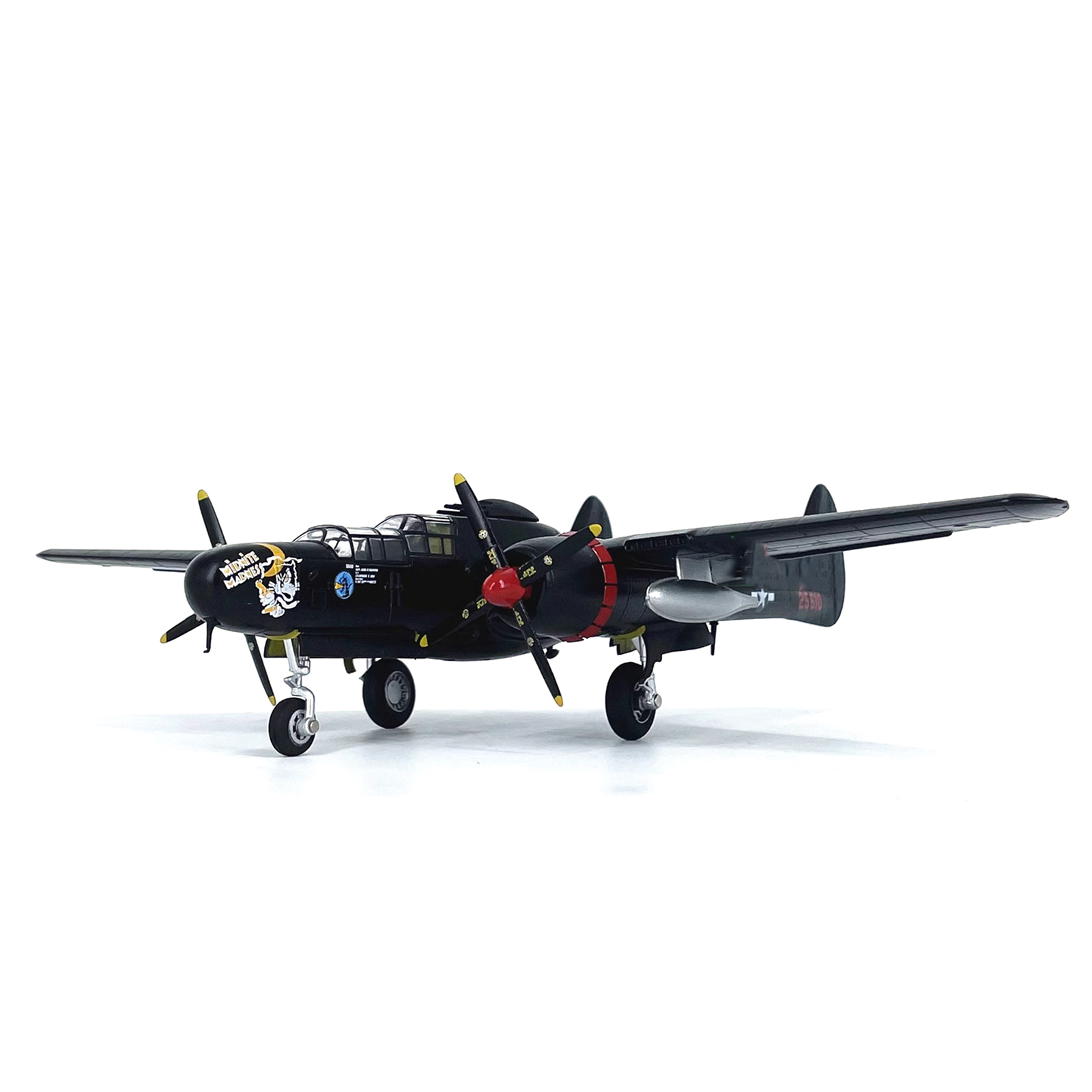 1/72 Scale WWII USA Air Force P-61B Black Widow Fighter Plane