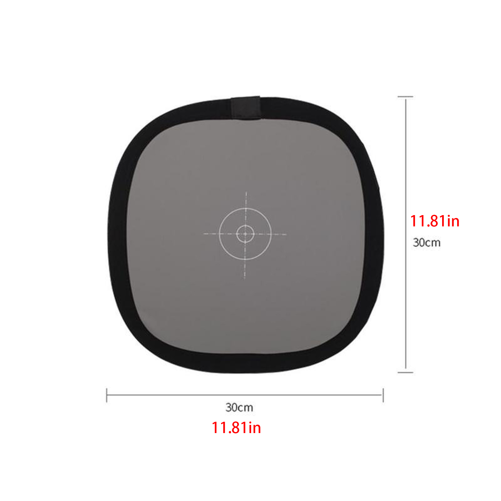 Foldable Grey White Balance Card, 30cm Portable Double Sides Focusing Board Reflector Plate With Carry Pouch 18％ Grey White Balance Card For Digital SLR Camera - View #13