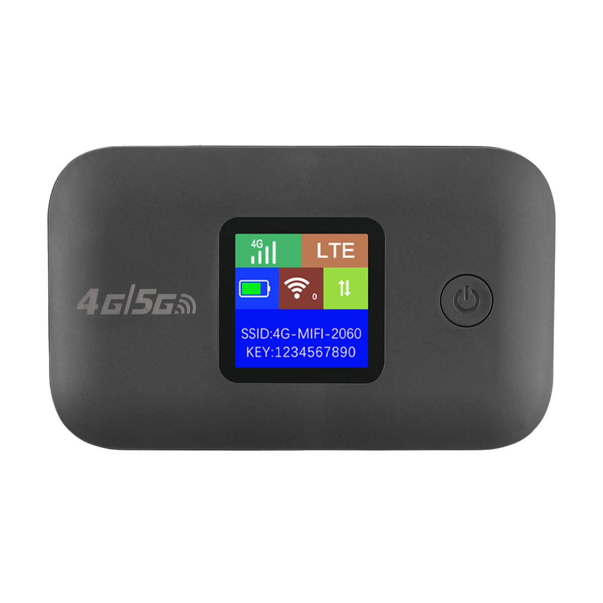 Unlocked 5G/4G LTE Mobile WiFi Hotspot Router – Portable LED Screen, 3000mAh Battery, 10 Users