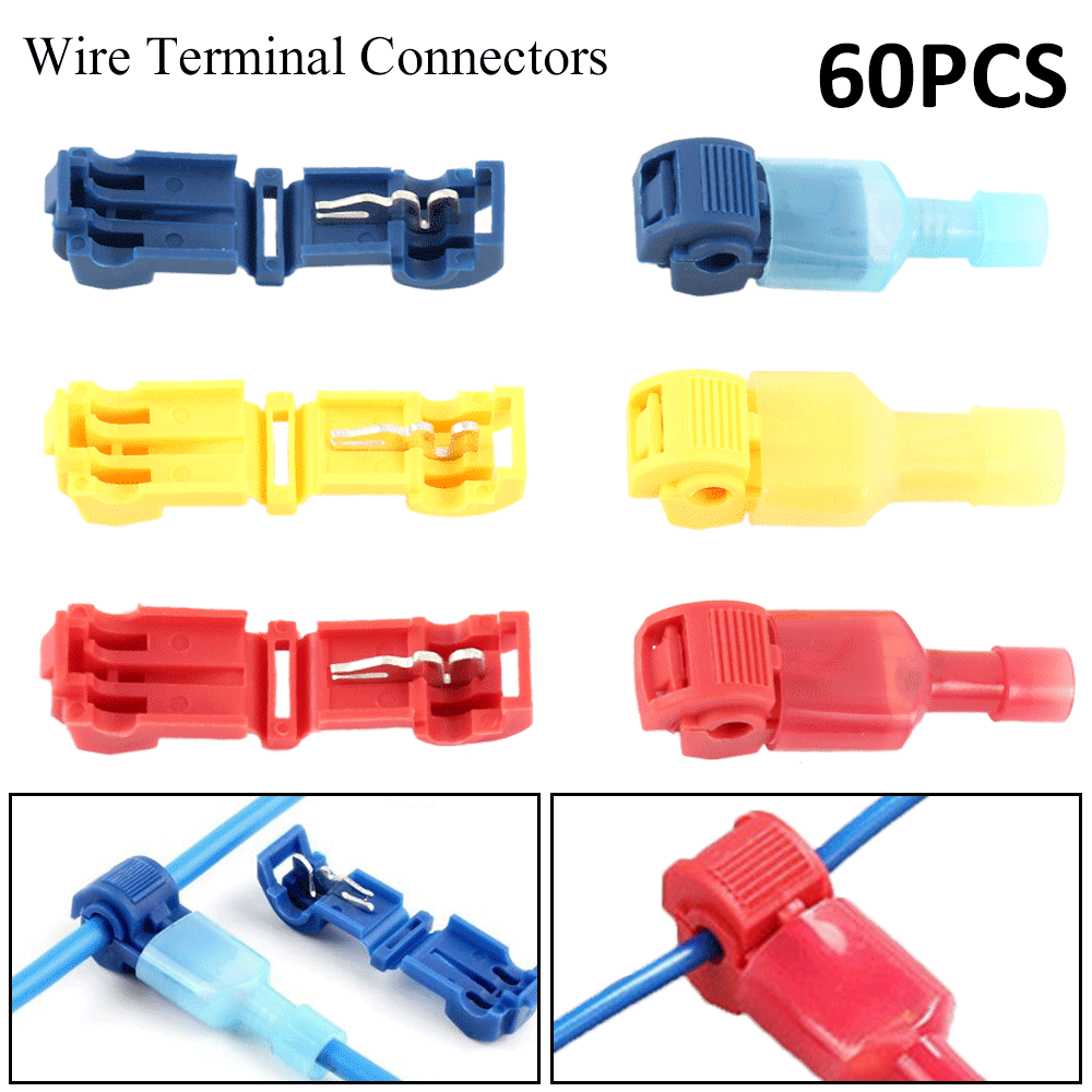 180pcs//lots Scotch Lock Quick Splice Wire Connectors Terminals Crimp 22-10AWG