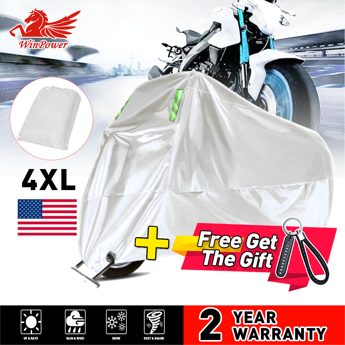 heavy duty waterproof motorcycle cover