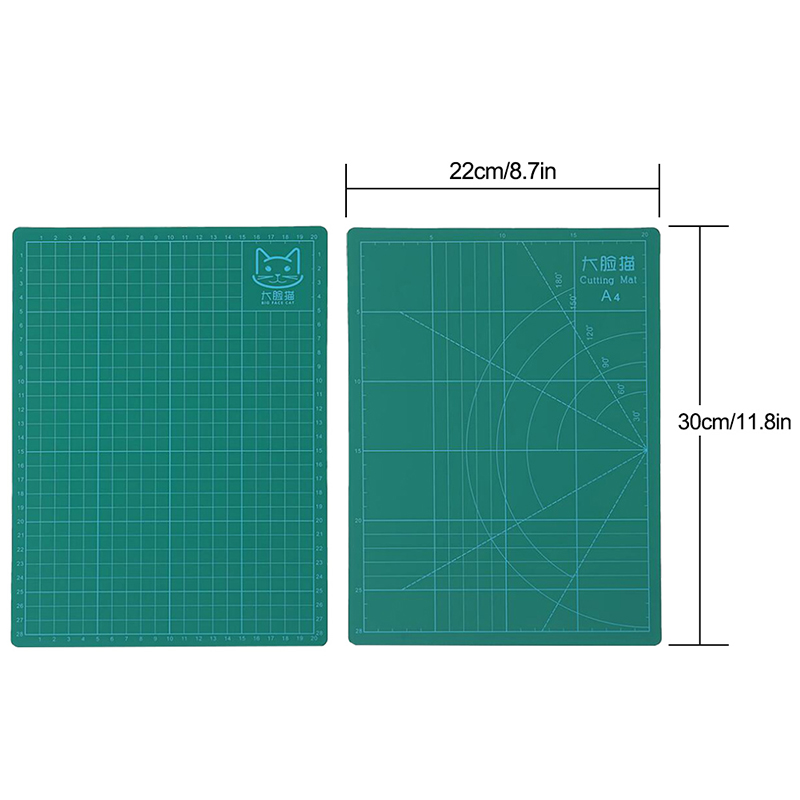 A5 PVC Schneidematte Stoff Leder Papier doppelseitig heilendes SchneidebretRSDE