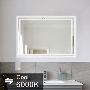 6000k mirror light