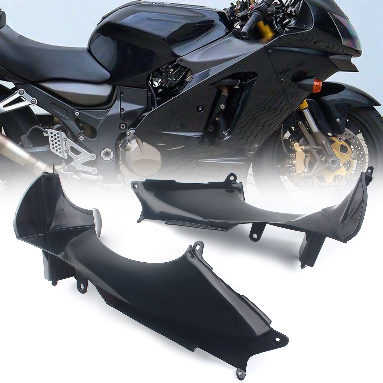 For KAWASAKI ZX-12R 2002-2005 Front Dash Air Intake Ram Fairing
