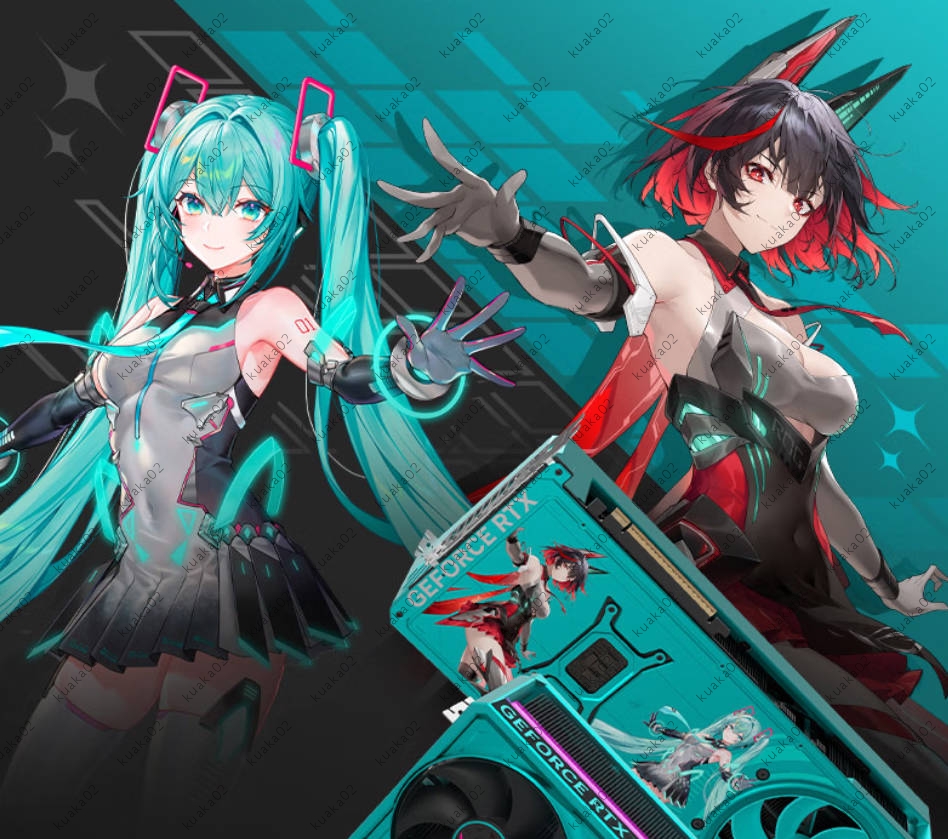 ROG RTX5080 HATSUNE MIKU EDITION 新品 ROG Astral GeForce RTX™ 5080 16GB GDDR7 OC HATSUNE MIKU