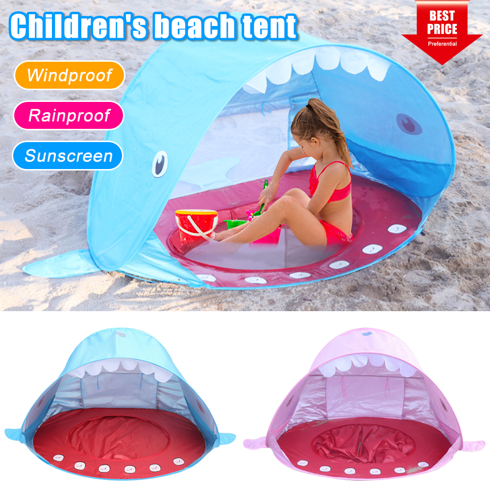 baby beach shade pool