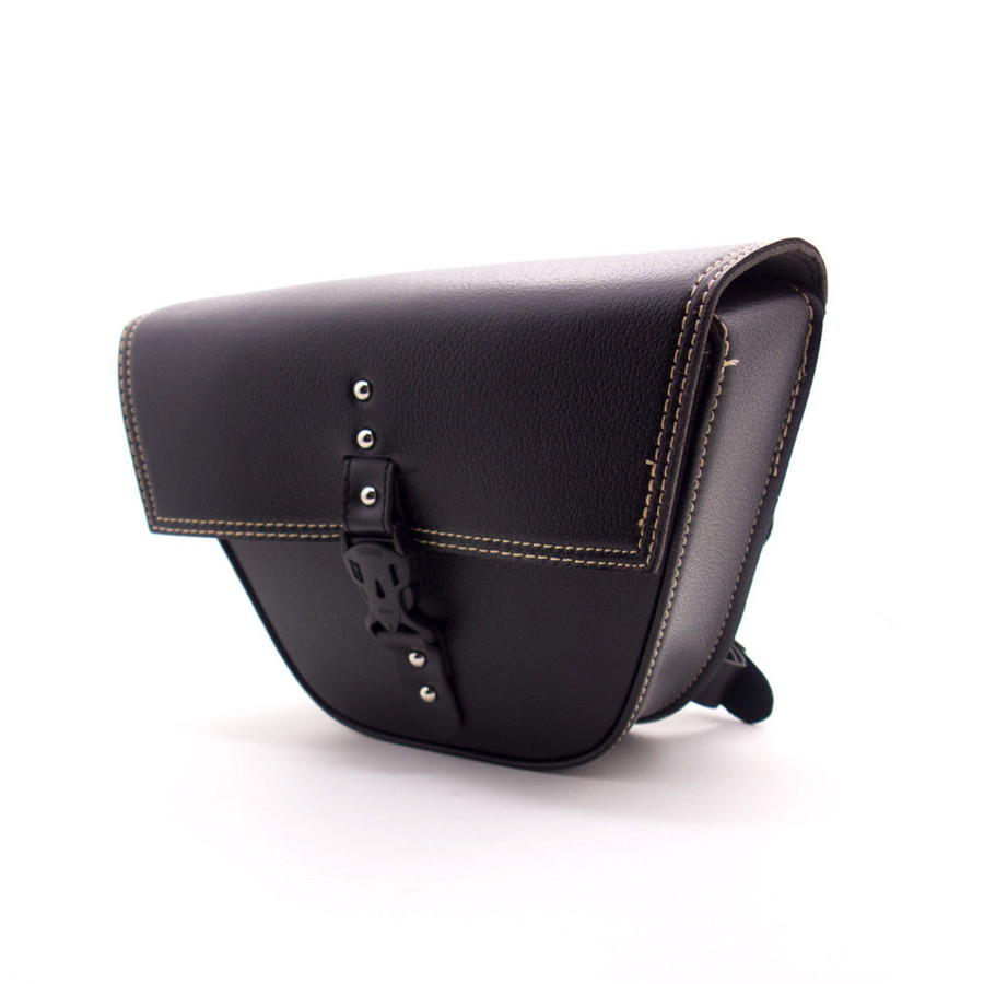 1x Motorcycle Saddle Bag Travel Luggage for Yamaha Honda Cafe Racer Pannier Bag