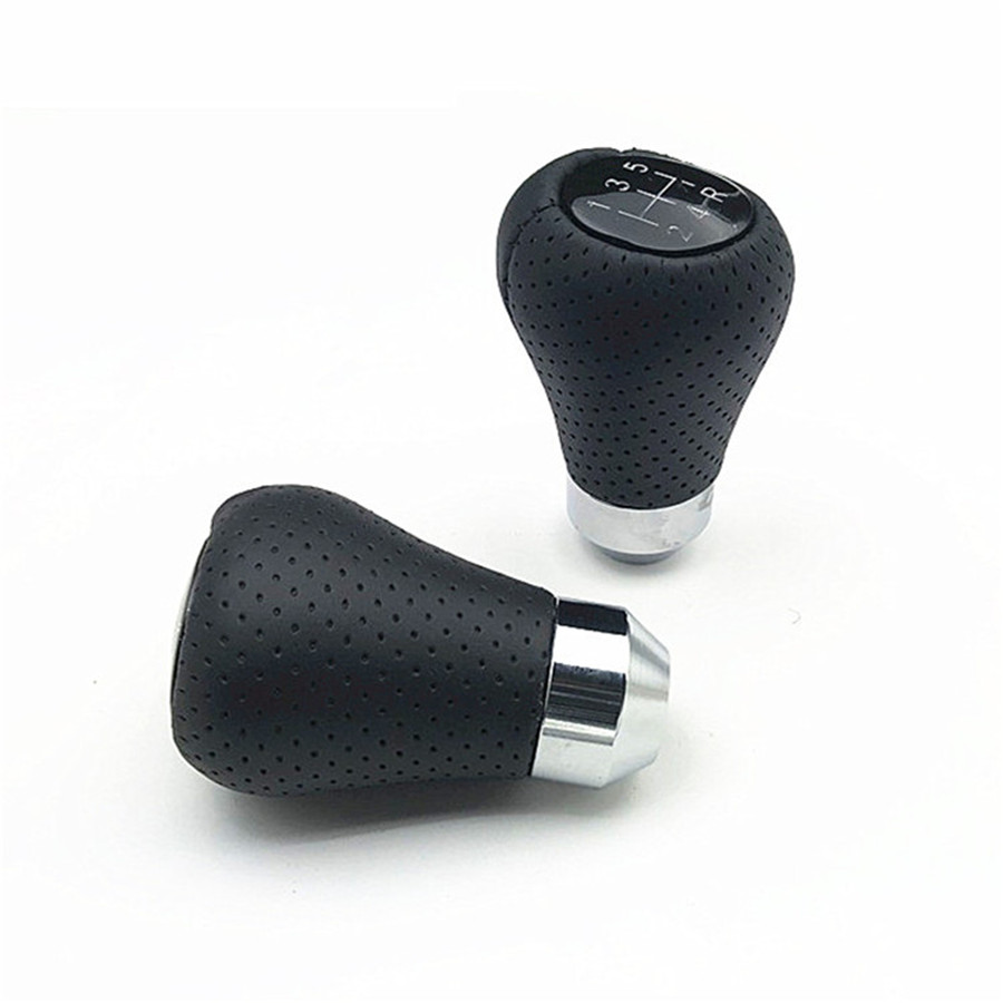 5 Speed Manual Auto Transmission Gear Shift Knob Shifter Cover Premium