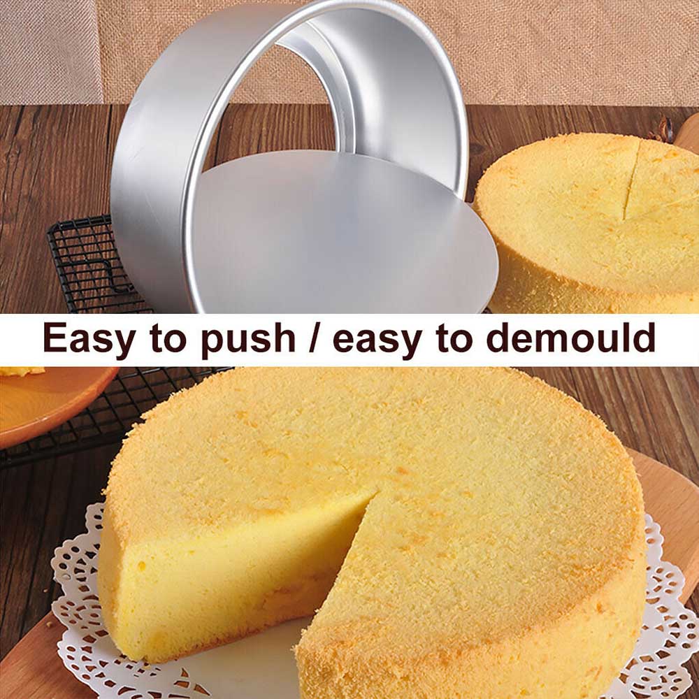 5/6/8 Inch Round Cake Pan Tin Baking Mold DIY Mould Removable Bottom Loose  Base